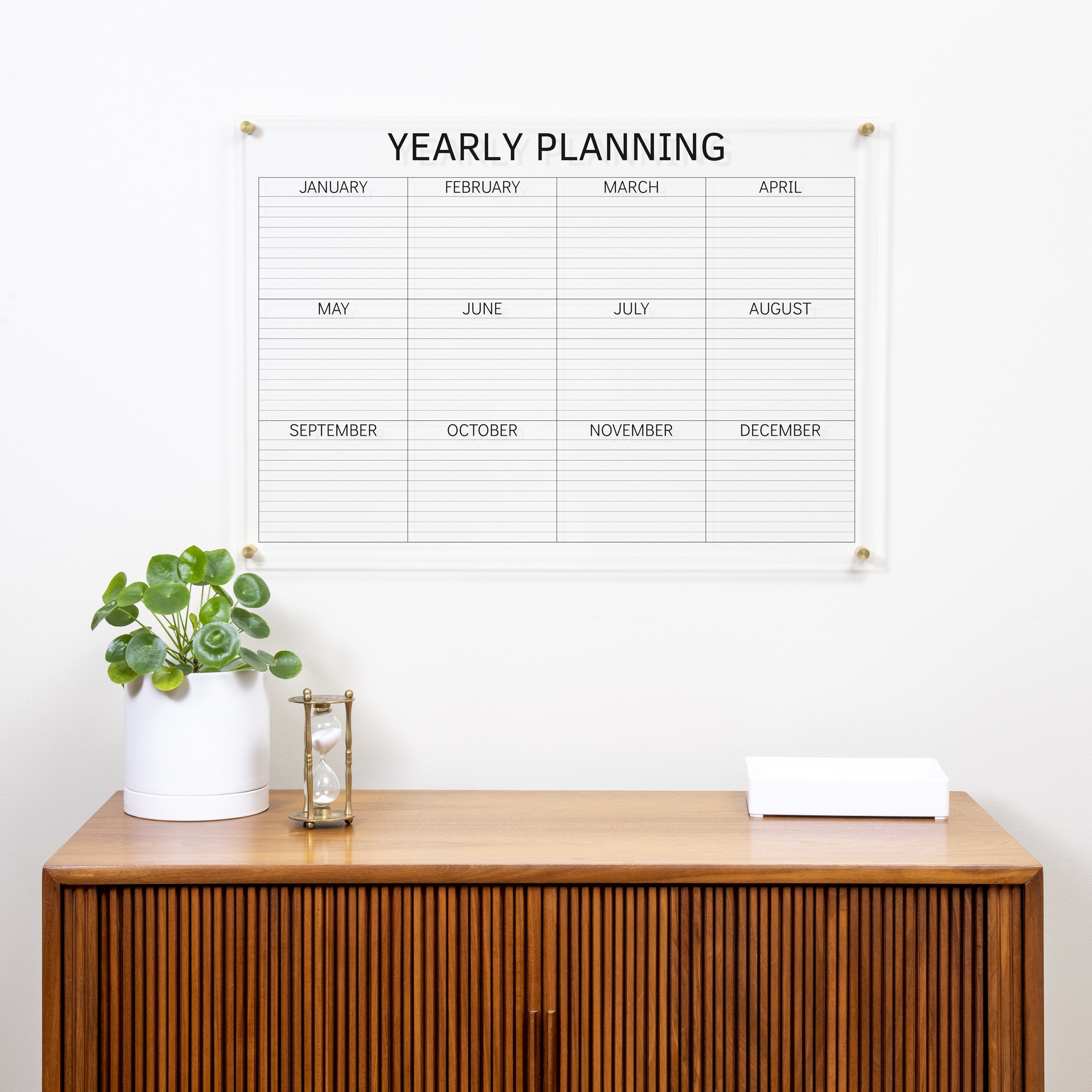 Annual Acrylic Calendar