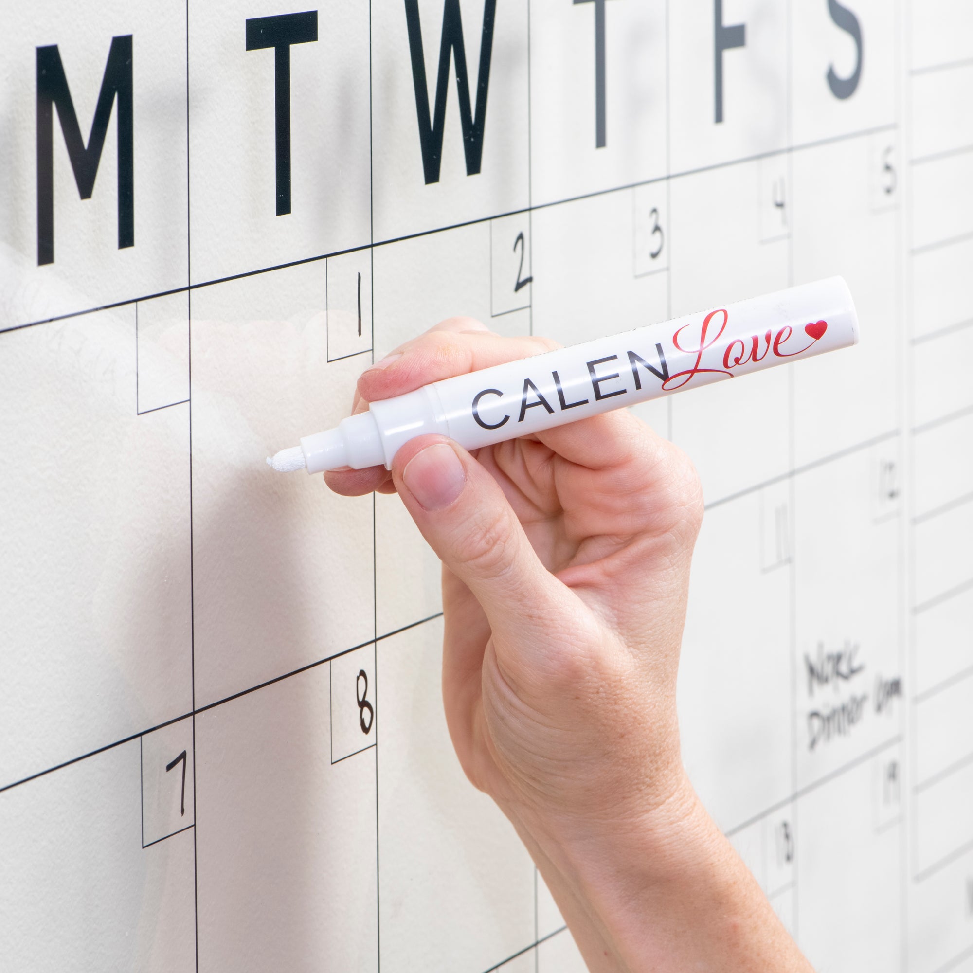 Dry Erase Acrylic Calendar - Calen Love® - Calen Love