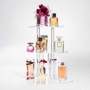 Three Tier Acrylic  Perfume Stand