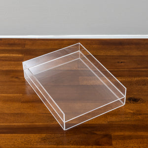 clear acrylic paper or file  tray 